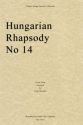 Franz Liszt, Hungarian Rhapsody No. 14 Streichquartett Partitur