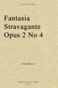 John Marson, Fantasia Stravagante, Opus 2 No. 4 Violine, Cello und Klavier Partitur + Stimmen