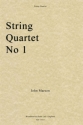 John Marson, String Quartet No. 1 Streichquartett Partitur + Stimmen