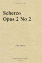 John Marson, Scherzo, Opus 2 No. 2 Violine, Cello und Klavier Partitur + Stimmen