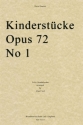 Kinderstcke op.72 no.1 for horn quartet score and parts