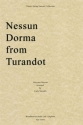 Giacomo Puccini, Nessun Dorma from Turandot Streichquartett Partitur