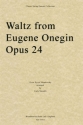 Pyotr Ilyich Tchaikovsky, Waltz from Eugene Onegin, Opus 24 Streichquartett Partitur