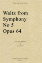 Pyotr Ilyich Tchaikovsky, Waltz from Symphony No. 5, Opus 64 Streichquartett Stimmen-Set