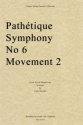 Pyotr Ilyich Tchaikovsky, Pathtique Symphony No. 6 Movement 2, Opus 7 Streichquartett Stimmen-Set