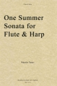 Martin Yates, One Summer, Sonata for Flute and Harp Flute and Harp Buch