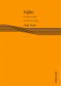 Andy Scott, Fujiko 9 Clarinets - 1 Eb, 4 Bb, 1 Alto, 2 Bass Cl, 1 Contrabass Partitur + Stimmen