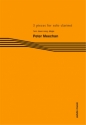 Peter Meechan, 3 pieces for solo clarinet Clarinet [Bb ] Buch