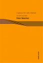 Peter Meechan, 3 pieces for solo clarinet Clarinet [Bb ] Buch