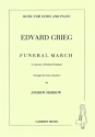 Funeral march in Memory of Richard Nordraak for horn and piano Partitur und Stimme