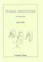 John Frith, Three Sketches for wind quintet Partitur und Stimmen
