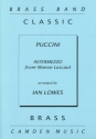 Giacomo Puccini Arr: Ian Lowes, Intermezzo for brass band Partitur und Stimmen