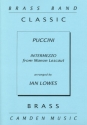 Giacomo Puccini Arr: Ian Lowes, Intermezzo for brass band Partitur und Stimmen