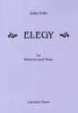 John Frith, Elegy for bassoon & piano Partitur und Stimme