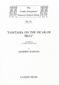Geoffrey Hartley Ed: Dr Hugh Field-Richards, Fantasia on The Vicar of  for bassoon quartet (4 bns), bassoon quartet (3 bns+contra) Partitur und Stimmen