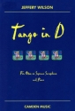 Tango in D for oboe (soprano saxophone) and piano Partitur und Stimme