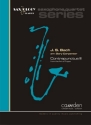 Johann Sebastian Bach Arr: Gary Carpenter, Contrapunctus III for saxophone quartet Partitur und Stimmen