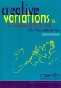 Malcolm Miles and Jeffery Wilson, Creative Variations Volume 1 for alto / baritone saxophone & piano, tenor / soprano saxophone & pia Partitur und Stimme