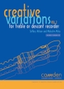 Creative Variations vol.2 (+CD) for treble recorder (descant recorder) and piano Partitur und Stimme