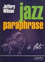 Jazz Paraphrase for flute Partitur