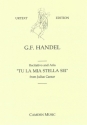 George Frideric Handel Ed: Andrew Skirrow, Tu La Mia Stella Sei for voice & strings Partitur und Stimmen