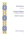 Concertino for clarinet and strings for clarinet and piano
