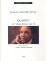 Quintet in f Sharp Minor op.10  for clarinet in A, 2 violins, viola and cello score and parts