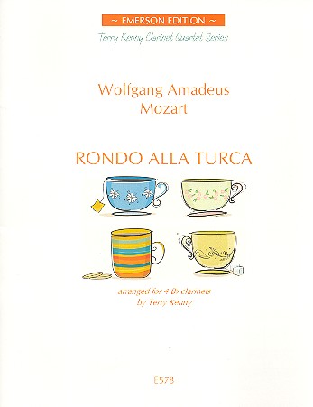Rondo alla turca KV331 for 4 clarinets score and parts