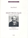8 Pieces op.83 vol.2 (nos.5-8) for clarinet, viola and piano Score and Parts