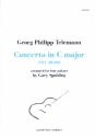 Concerto in C Major TWV40:203 for 4 guitars score and parts