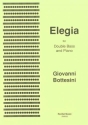Giovanni Bottesini Ed: David Heyes and Frantisek Posta Elegia double bass & piano