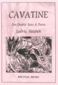 Ludvig Hegner Cavatine double bass & piano