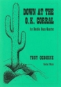 Down at the O.K. Corral for 4 double basses score and parts