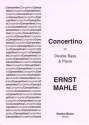 Ernst Mahle Concertino double bass & piano