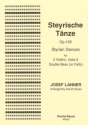 Joseph Lanner Ed: David Heyes Steyrische Tanze double bass & other instruments, string quartet