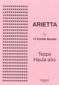 Teppo Hauta-aho Arietta for 12 double basses double bass ensemble