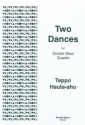 Teppo Hauta-aho Two Dances double bass quartet