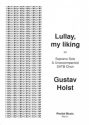Gustav Holst Ed: David Heyes Lullay, my liking carols (mixed voices)