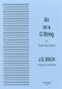 Air on a G String for 4 double basses score and parts