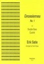 Erik Satie Ed: David Heyes Gnossiennes No.1 double bass quartet