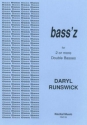 Daryl Runswick Bass'z double bass duet, double bass quartet