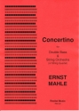 Ernst Mahle Concertino (Double Bass & String Orchestra) double bass and string orchestra, double bass & other instruments
