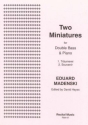 Eduard Madenski Ed: David Heyes Two Miniatures double bass & piano