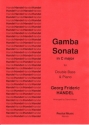 George Frideric Handel Arr: David Heyes Gamba Sonata in C major double bass & piano