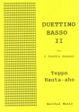 Teppo Hauta-aho Duettino Basso II double bass duet