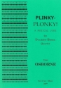 Plinky-Plonky for 4 double basses score and parts