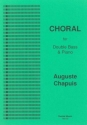 Auguste Chapuis Ed: David Heyes Choral double bass & piano