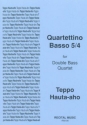 Teppo Hauta-aho Quartettino Basso 5/4 double bass quartet