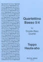 Teppo Hauta-aho Quartettino Basso 5/4 double bass quartet