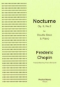 Frdric Chopin Arr: Franz Simandl Nocturne Op.9, No.2 double bass & piano